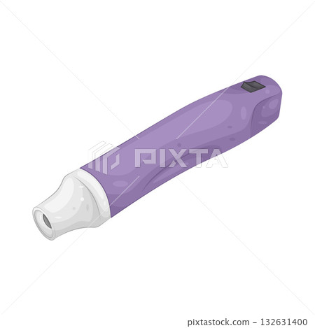 Illustration of blood lancet pen 132631400