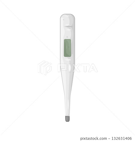 Illustration of digital thermometer  132631406