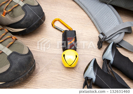 Bear bells (trekking poles, hiking boots, backpack) 132631460