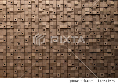 一面現代裝飾牆,飾以精美的幾何圖案。 一面現代裝飾牆,飾以精美的幾何圖案。 132631679