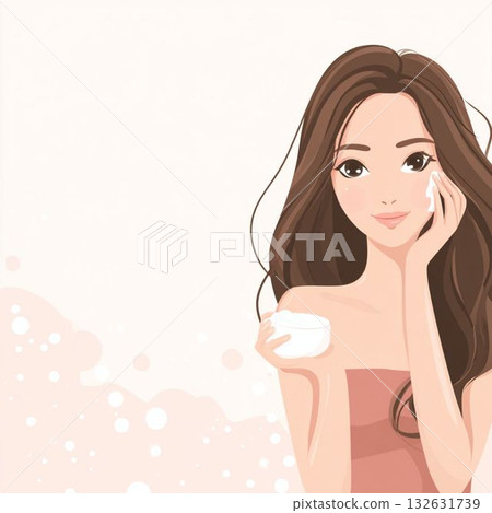 護膚品女性 132631739