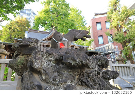 Hashido Inari Shrine near Senju Ohashi Bridge Hashido Inari Shrine near Senju Ohashi Bridge 132632190