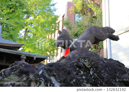 Hashido Inari Shrine near Senju Ohashi Bridge 132632192