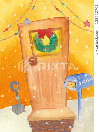 雪中的聖誕節－聖誕老人的家 132632701