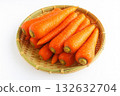 Carrot on a white background 132632704