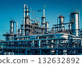 Panoramic view of a modern industrial plant (energy and manufacturing infrastructure) 132632892