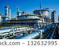 Panoramic view of a modern industrial plant (energy and manufacturing infrastructure) 132632995