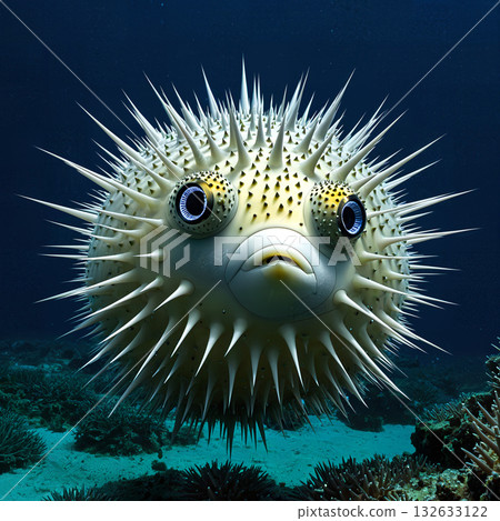 刺豚全身長滿豎起的刺，看起來既警惕又可愛。 132633122