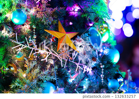 Christmas tree Christmas illumination Christmas tree Christmas illumination 132633257