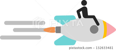 Illustration of starting a new business 132633481