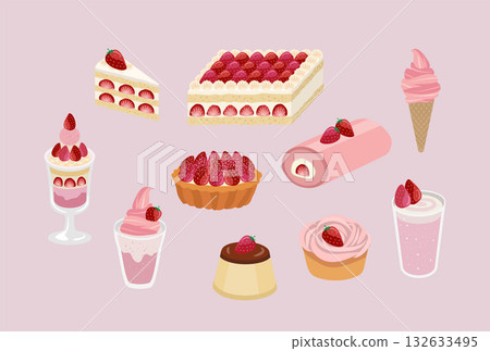 strawberries, strawberry, fragaria 132633495