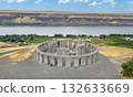 Stonehenge Memorial Overlooking Columbia river 132633669