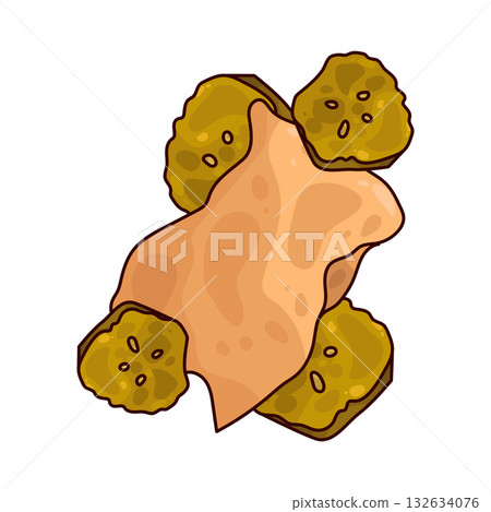 illustration of Chicken and Pickles 132634076
