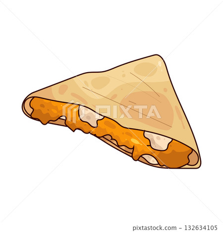 illustration of Chicken Quesadilla illustration of Chicken Quesadilla 132634105