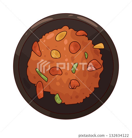 illustration of Chicken Jambalaya illustration of Chicken Jambalaya 132634122