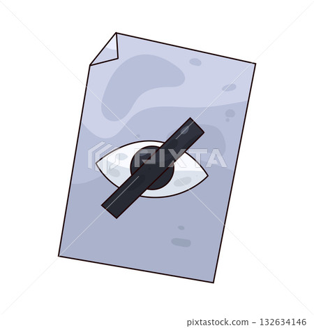 illustration of Secret Document illustration of Secret Document 132634146