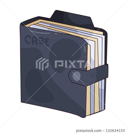 illustration of Legal Document Folder illustration of Legal Document Folder 132634155