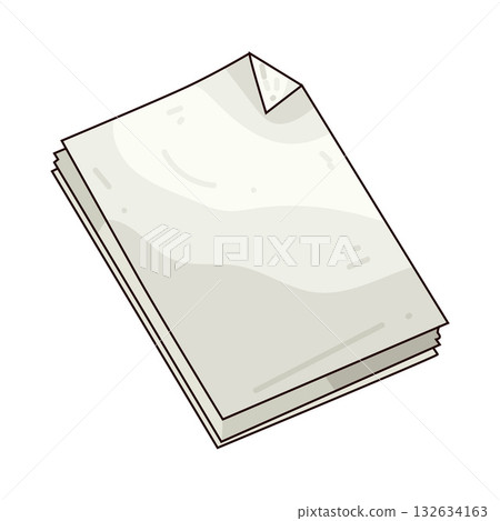illustration of Paper illustration of Paper 132634163