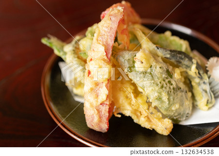 delicious looking tempura 132634538