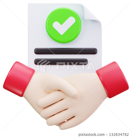 Handshake Contract Approval 132634782