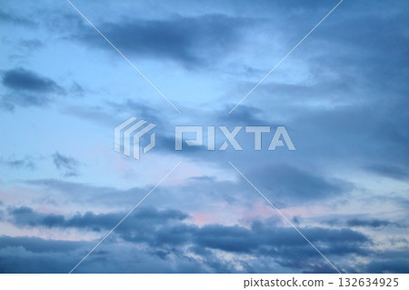 A colored paper woven with sky and clouds. Sky and clouds of Shinshu A colored paper woven with sky and clouds. Sky and clouds of Shinshu 132634925