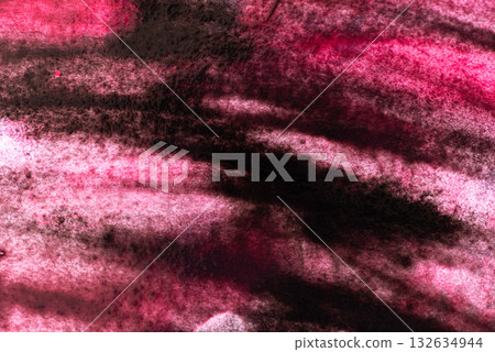 Smudged black and red paint 132634944