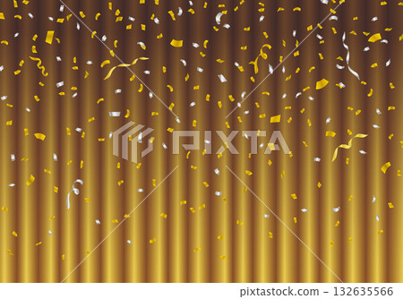 Golden curtain, golden curtain, confetti (horizontal) Golden curtain, golden curtain, confetti (horizontal) 132635566