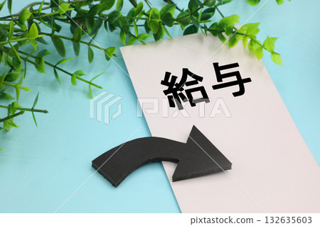 薪資下降的畫面 薪資下降的畫面 132635603