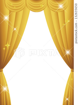 金色幕布,金色幕布,金色布幕舞台(直版)背景白色 金色幕布,金色幕布,金色布幕舞台(直版)背景白色 132635650