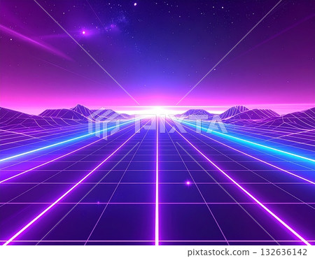 blue light art 132636142