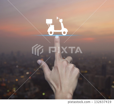 Business delivery service concept Business delivery service concept 132637419