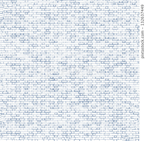 The background is an imitation of a blue and white brick wall 132637449