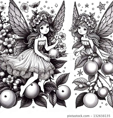 梅花著色書 梅花著色書 132638135