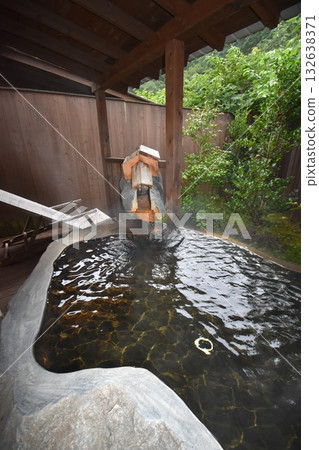 Japan Tohoku Miyagi Zao Town Togatta Hot Springs Seito no Yado Mahoroba Open-Air Bath Japan Tohoku Miyagi Zao Town Togatta Hot Springs Seito no Yado Mahoroba Open-Air Bath 132638371