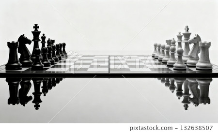 Chessboard Reflection Mirror Abstract Creative Photography Chessboard Reflection Mirror Abstract Creative Photography 132638507