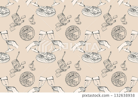 Elegant Italian background 132638938