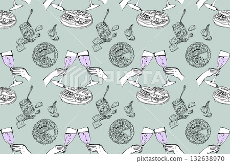 自然小酒館背景 132638970