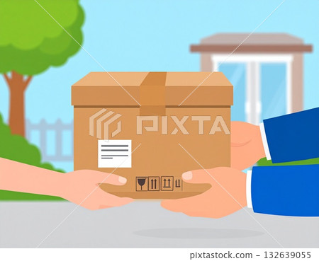 Delivery of luggage 132639055