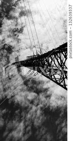 The towers are intimidating, but they are restrained. 132639337