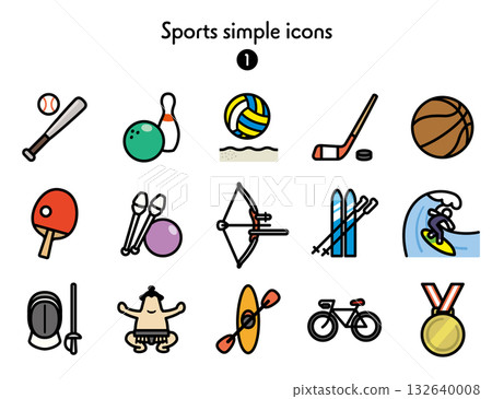 Simple Icon Collection Sports 132640008