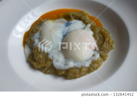 cooked eggs dish for brekfast cooked eggs dish for brekfast 132641452