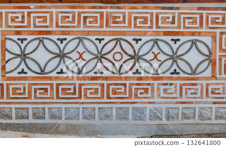 Seoul Hanok Roof Tiled Wall Samcheongdong Seoul Hanok Roof Tiled Wall Samcheongdong 132641800