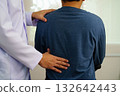 Physical therapy, Asian therapist doctor treat perform pain therapy in hospital. 132642443