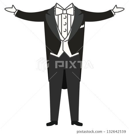 任何人都可以穿的燕尾服向量圖 任何人都可以穿的燕尾服向量圖 132642539