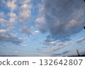 Evening autumn sky 132642807