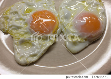 cooked eggs dish for brekfast 132643439