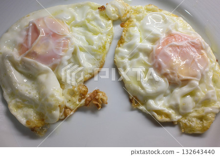 cooked eggs dish for brekfast cooked eggs dish for brekfast 132643440