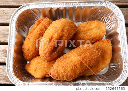 croquettes as tipical breaded spanish food as tapas croquettes as tipical breaded spanish food as tapas 132643563