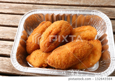 croquettes as tipical breaded spanish food as tapas croquettes as tipical breaded spanish food as tapas 132643564