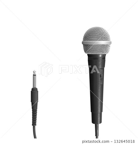 黑色有線卡拉 OK 麥克風 132645018